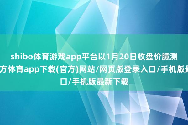 shibo体育游戏app平台以1月20日收盘价臆测-世博官方体育app下载(官方)网站/网页版登录入口/手机版最新下载